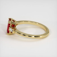 1.55 Ct. Ruby Ring, 18K Yellow Gold 4