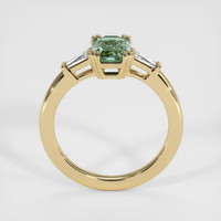 1.58 Ct. Green Sapphire Ring, 18K Yellow Gold 3