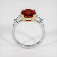 3.06 Ct. Ruby Ring, 14K Yellow & White 3