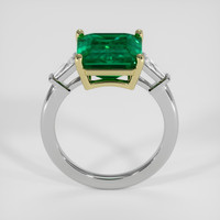 4.33 Ct. Emerald Ring, 18K Yellow & White 3