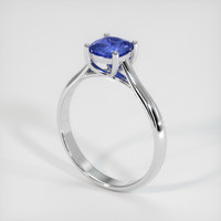 0.86 Ct. Sapphire Ring, Platinum 950 2