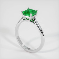 1.51 Ct. Emerald Ring, Platinum 950 2