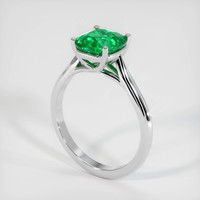 1.76 Ct. Emerald Ring, Platinum 950 2