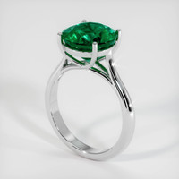 3.85 Ct. Emerald Ring, Platinum 950 2