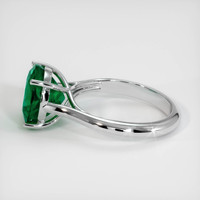 3.85 Ct. Emerald Ring, Platinum 950 4