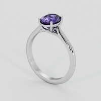1.61 Ct. Purple Iolite Ring, Platinum 950 2