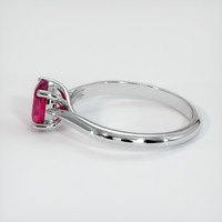 0.97 Ct. Ruby Ring, Platinum 950 4