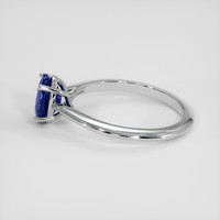 2.03 Ct. Blue Sapphire Ring, Platinum 950 4