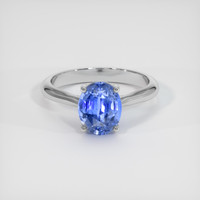 1.97 Ct. Sapphire Ring, Platinum 950 1