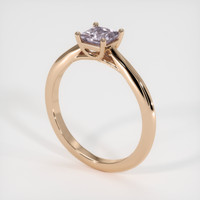 0.89 Ct. Sapphire Ring, 14K Rose Gold 2