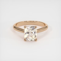 2.43 Ct. Sapphire Ring, 14K Rose Gold 1