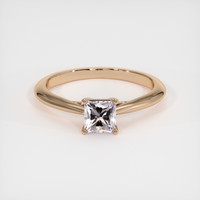 0.89 Ct. Pink Sapphire Ring, 18K Rose Gold 1