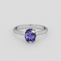 1.61 Ct. Purple Iolite Ring, 10K White Gold 1