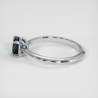 0.77 Ct. Gemstone Ring, 14K White Gold 4