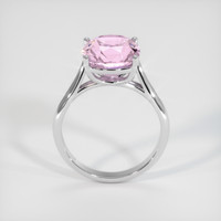 6.64 Ct. Pink Sapphire Ring, 14K White Gold 3