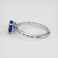 2.03 Ct. Blue Sapphire Ring, 14K White Gold 4