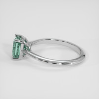 1.72 Ct. Bluish Green Sapphire Ring, 14K White Gold 4
