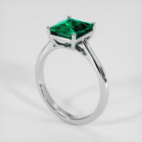 1.93 Ct. Emerald Ring, 18K White Gold 2