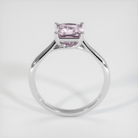 0.89 Ct. Pink Sapphire Ring, 18K White Gold 3