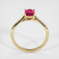 0.97 Ct. Ruby Ring, 14K Yellow Gold 3