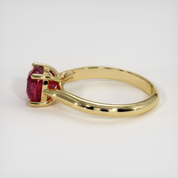 2.06 Ct. Ruby Ring, 14K Yellow Gold 4