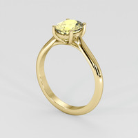 1.33 Ct. Yellow Sapphire Ring, 14K Yellow Gold 2