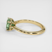 1.74 Ct. Green Sapphire Ring, 14K Yellow Gold 4