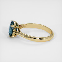 2.11 Ct. Sapphire Ring, 14K Yellow Gold 4