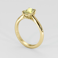0.92 Ct. Yellow Sapphire Ring, 14K Yellow Gold 2