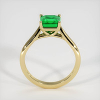 1.51 Ct. Emerald Ring, 18K Yellow Gold 3