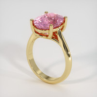 5.10 Ct. Sapphire Ring, 18K Yellow Gold 2