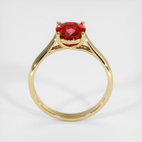 2.00 Ct. Ruby Ring, 18K Yellow Gold 3