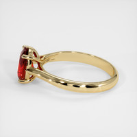 2.00 Ct. Ruby Ring, 18K Yellow Gold 4