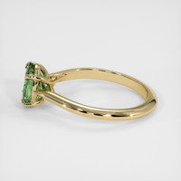 1.64 Ct. Green Sapphire Ring, 18K Yellow Gold 4