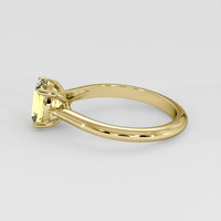 1.33 Ct. Yellow Sapphire Ring, 18K Yellow Gold 4