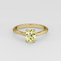 0.92 Ct. Yellow Sapphire Ring, 18K Yellow Gold 1