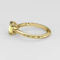 0.92 Ct. Yellow Sapphire Ring, 18K Yellow Gold 4