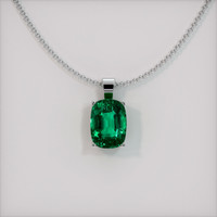 2.71 Ct. Emerald Pendant, Platinum 950 1