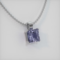 1.10 Ct. Gemstone Pendant, Platinum 950 2