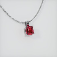 1.74 Ct. Ruby Pendant, Platinum 950 2