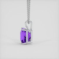 12.24 Ct. Purple Amethyst Pendant, Silver 3
