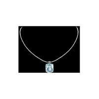 45.26 Ct. Gemstone Pendant, 14K White Gold 4