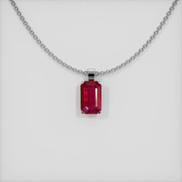 Ruby Pendant 0.51 Ct., 14K White Gold Preview