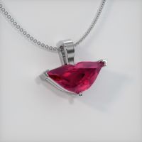 Ruby Pendant 1.45 Ct. 14K White Gold Preview