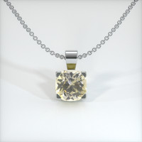 1.02 Ct. Sapphire Pendant, 14K White Gold 1