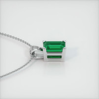 Emerald Pendant 0.92 Ct. 18K White Gold Preview