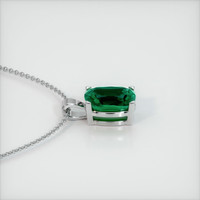 Vedic Emerald Pendant 2.71 Ct., 18K White Gold Preview