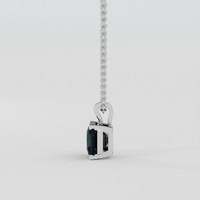 5.41 Ct. London Blue Topaz Pendant, 18K White Gold 3