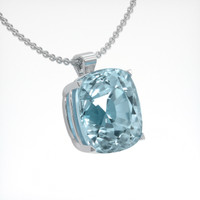 45.26 Ct. Gemstone Pendant, 18K White Gold 2