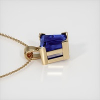 2.06 Ct. Sapphire Pendant, 14K Yellow Gold 3